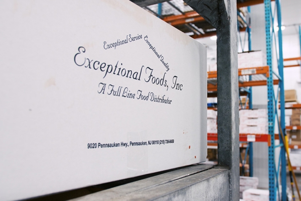 Exceptional Foods Box in Warehouse